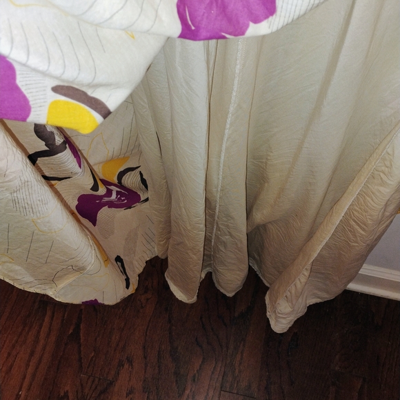 Anthropologie Moulinette Purple and Yellow Floral Maxi Dress Size 10 - Picture 12 of 14